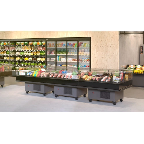 Холодильна вітрина Modern Expo Promos 950х1250х1155 мм, метал/скло, LED, Danfoss, Україна – для гастрономії та магазинів